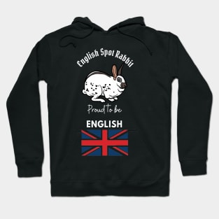 English Spot Rabbit Hoodie